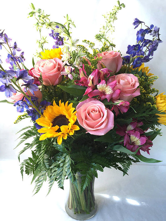 Spring Mix - Roses and Sunflowers
