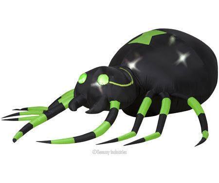 Spider w/ Turning Head Animated Gemmy Airblown Inflatable 6ft