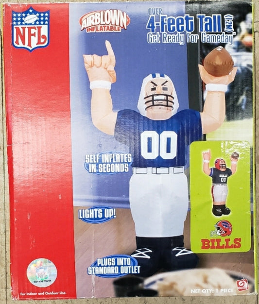 Buffalo Bills 4' Inflatable Player Indoor/Outdoor