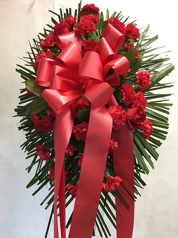Red Sympathy Floral Arrangement