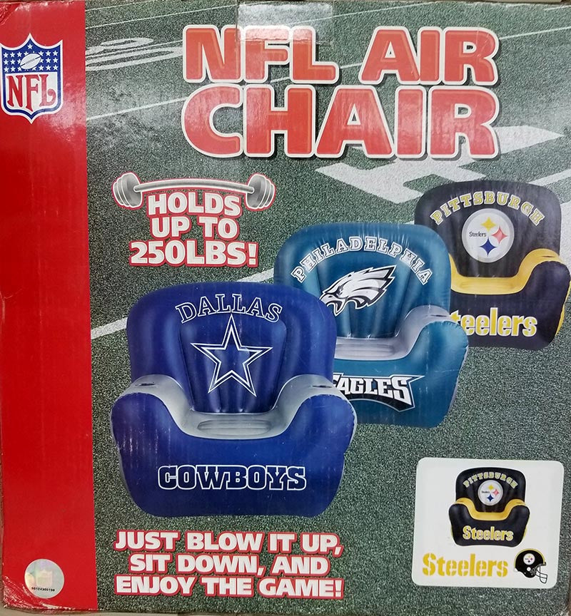 Pittsburgh Steelers Air Chair Inflatable Indoor/Outdoor