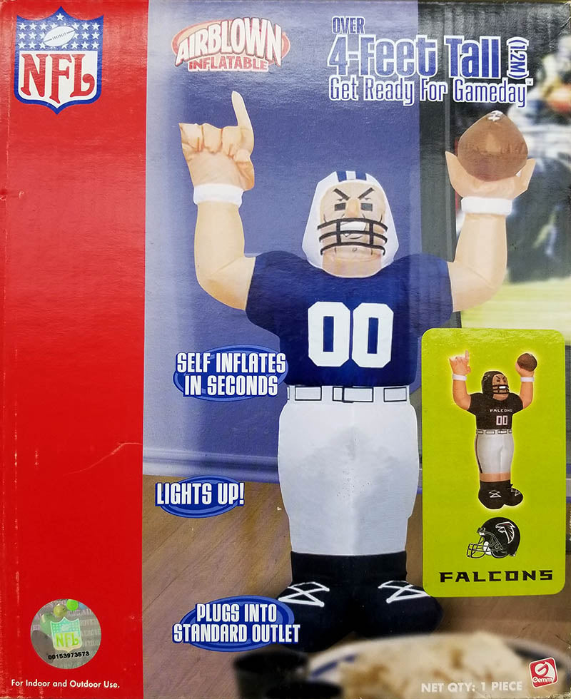 Atlanta Falcons 4' Inflatable Player Indoor/Outdoor