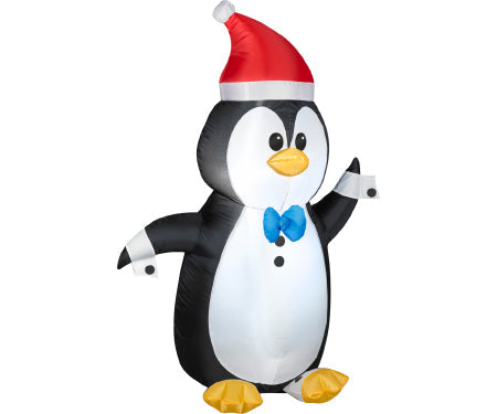 Penguin in Tux Gemmy Airblown Inflatable 4 ft tall