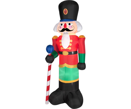 Red Nutcracker Gemmy Airblown Inflatable 78" tall