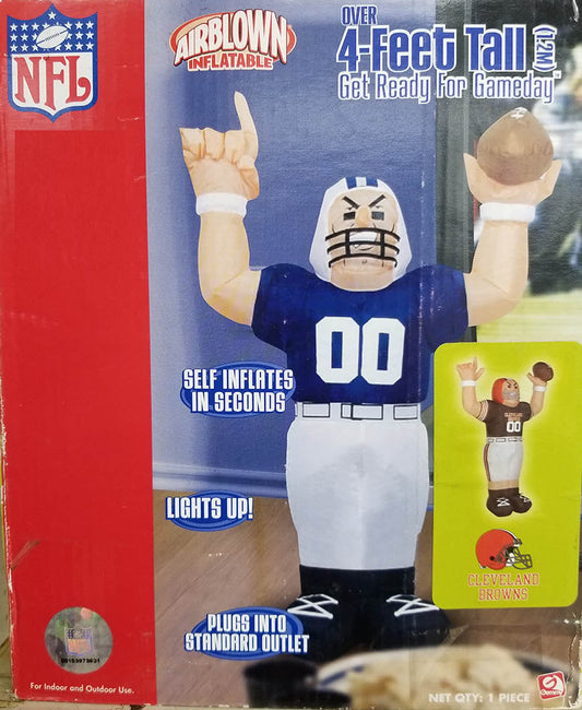 Browns 4' Inflatable Player Indoor/Outdoor