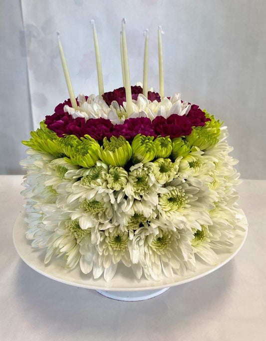 Happy Birthday Flower Cake #2